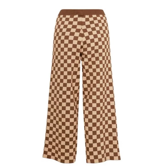 Pants - Knitted Checkered Pants